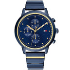Tommy Hilfiger Blake 1781893 38mm Women's Multi-Function Watch – Navy Blue & Navy Blue Stainless Steel Bracelet