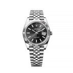 Rolex Datejust 41mm Master Quality Watch – Black Dial & Stainless Steel Jubilee Bracelet