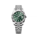 Rolex Datejust 41mm Master Quality Watch – Green Dial & Stainless Steel Jubilee Bracelet