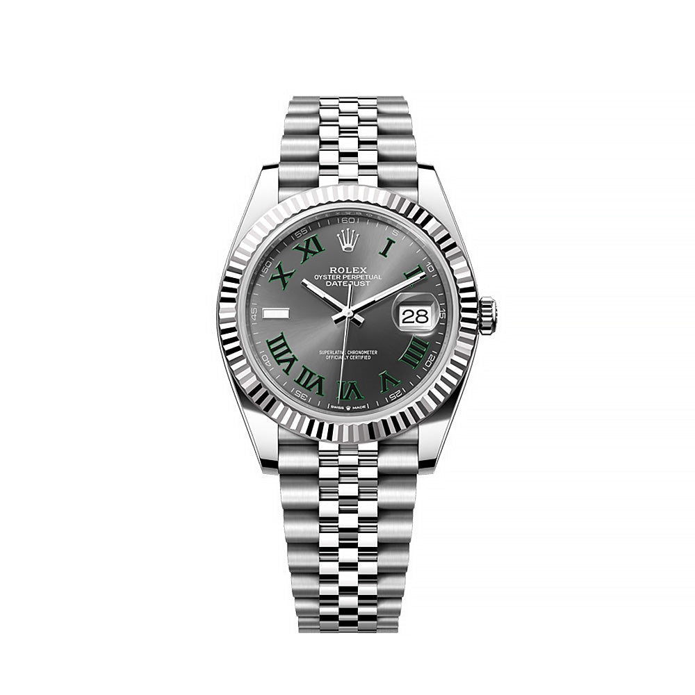 Rolex Datejust 41mm Master Quality Watch – Roman Numeral Dial & Stainless Steel Jubilee Bracelet