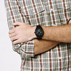 Fossil Machine FS4552 45mm Men’s Chronograph Watch – Black Dial & Black Stainless Steel Bracelet