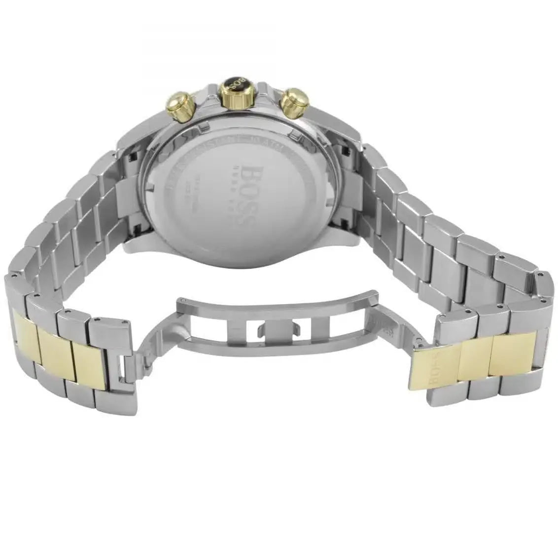 Hugo Boss Ikon 1512960 46mm Men’s Chronograph Watch – Silver Sunray Dial & Stainless Steel Bracelet