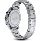 Hugo Boss Ikon 1512963 44mm Men’s Chronograph Watch – Blue Dial & Silver-tone Stainless Steel Link Bracelet
