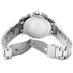 Hugo Boss Ambassador 1513025 44mm Men’s Quartz Watch – Black Dial & Silver-tone Stainless Steel Link Bracelet
