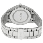 Hugo Boss Ambassador 1513025 44mm Men’s Quartz Watch – Black Dial & Silver-tone Stainless Steel Link Bracelet