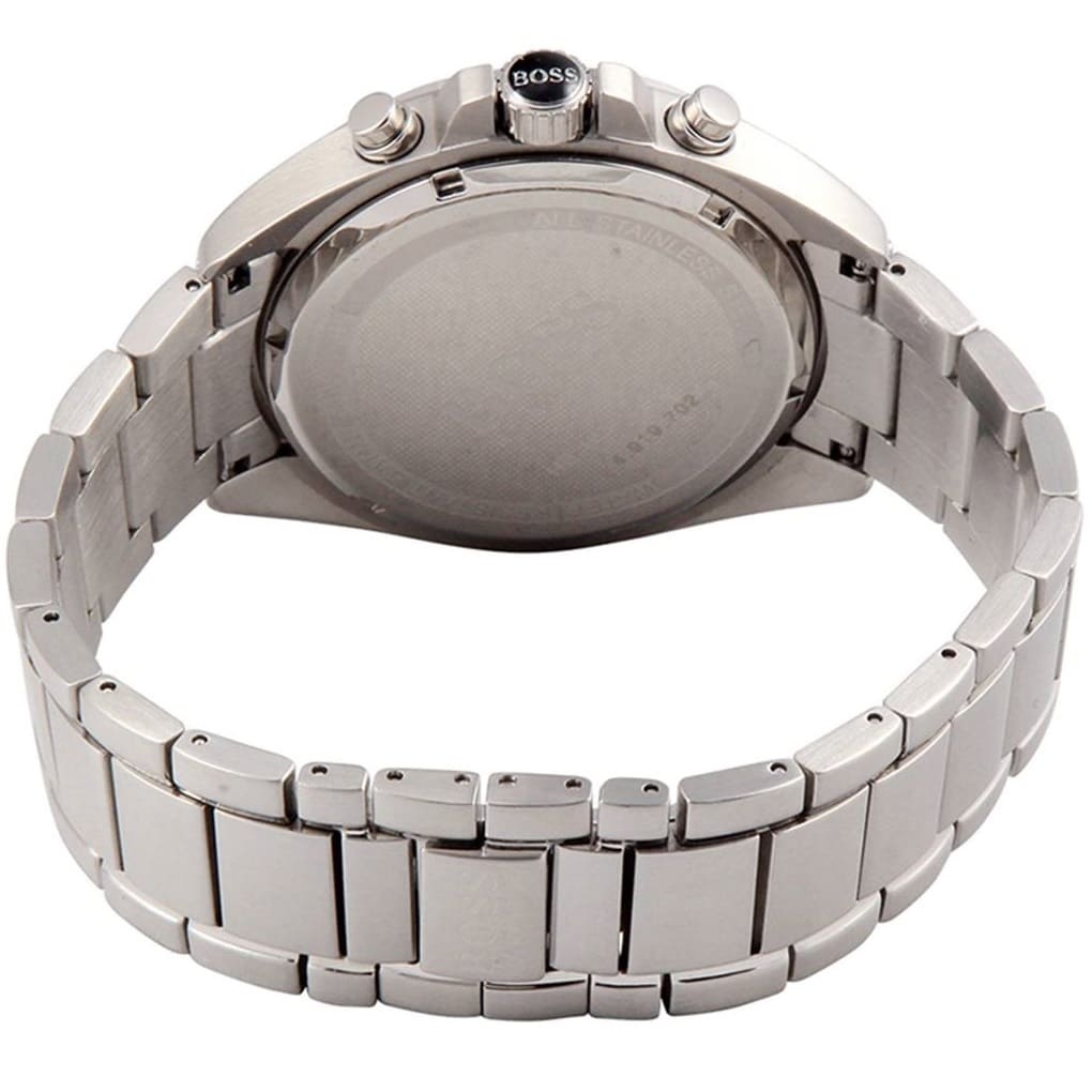 Hugo Boss Driver 1513039 44mm Men’s Quartz Watch – Silver Dial & Silver-tone Stainless Steel Link Bracelet