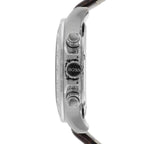 Hugo Boss Ikon 1513175 44mm Men’s Chronograph Watch – White Dial & Brown Genuine Leather Strap