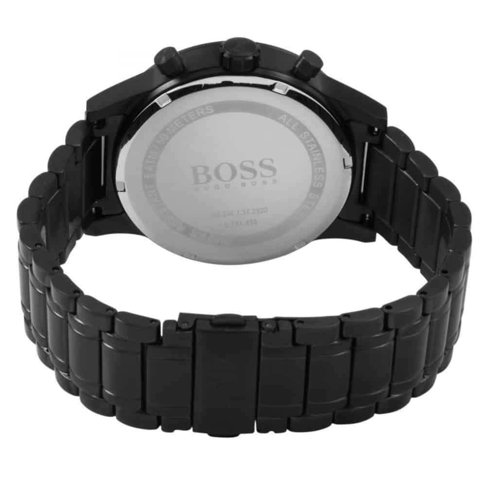 Hugo Boss Aeroliner 1513275 44mm Men’s Chronograph Watch – Black Dial & Stainless Steel Bracelet
