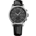Hugo Boss Jet 1513279 41mm Men’s Chronograph Watch – Black Dial & Black Genuine Leather Strap