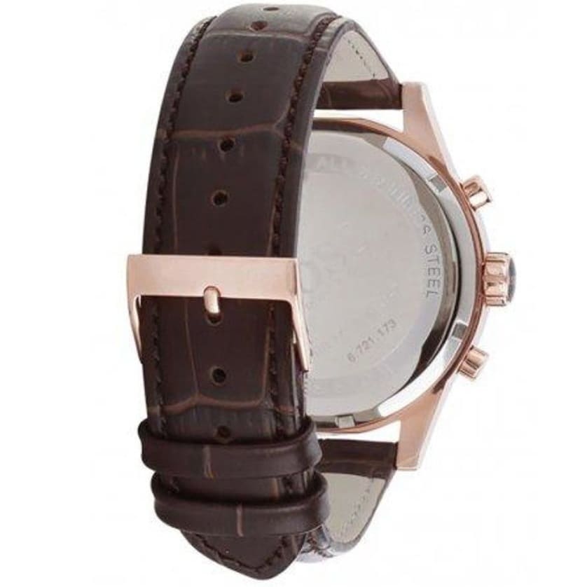 Hugo Boss Jet 1513281 41mm Men’s Chronograph Watch – Grey Dial & Genuine Leather Strap