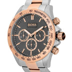 Hugo Boss Ikon 1513339 44mm Men’s Chronograph Watch – Grey Dial & Stainless Steel Bracelet