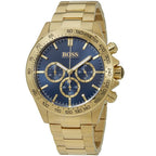 Hugo Boss Ikon 1513340 44mm Men’s Chronograph Watch – Blue Dial & Stainless Steel Bracelet