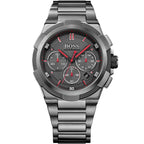 Hugo Boss Supernova 1513361 46mm Men’s Chronograph Watch – Gray Dial & Stainless Steel Bracelet