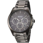 Hugo Boss Onyx 1513364 44mm Men’s Quartz Watch – Gray Dial & Gray Stainless Steel Link Bracelet