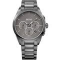 Hugo Boss Onyx 1513364 44mm Men’s Quartz Watch – Gray Dial & Gray Stainless Steel Link Bracelet