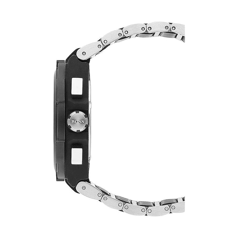 Hugo Boss Supernova 1513368 46mm Men’s Chronograph Watch – Black Dial & Black Rubber Strap