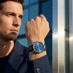 Hugo Boss Runner 1513431 44mm Men’s Chronograph Watch – Blue Dial & Blue Genuine Leather Strap