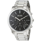 Hugo Boss Hero 1513433 44mm Men’s Chronograph Watch – Black Dial & Silver-tone Bracelet
