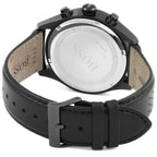 Hugo Boss Grand Prix 1513474 44mm Men’s Chronograph Watch – Black Dial & Genuine Leather Strap