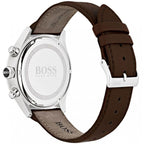 Hugo Boss Grand Prix 1513476 44mm Men’s Chronograph Watch – Gray Dial & Genuine Leather Strap