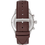 Hugo Boss Spirit 1513690 41mm Men’s Chronograph Watch – Silver Dial & Brown Textile Strap