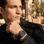Hugo Boss Talent 1513590 42mm Men’s Chronograph Watch – Black Dial & Black Genuine Leather Strap