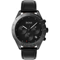 Hugo Boss Talent 1513590 42mm Men’s Chronograph Watch – Black Dial & Black Genuine Leather Strap
