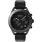 Hugo Boss Talent 1513590 42mm Men’s Chronograph Watch – Black Dial & Black Genuine Leather Strap