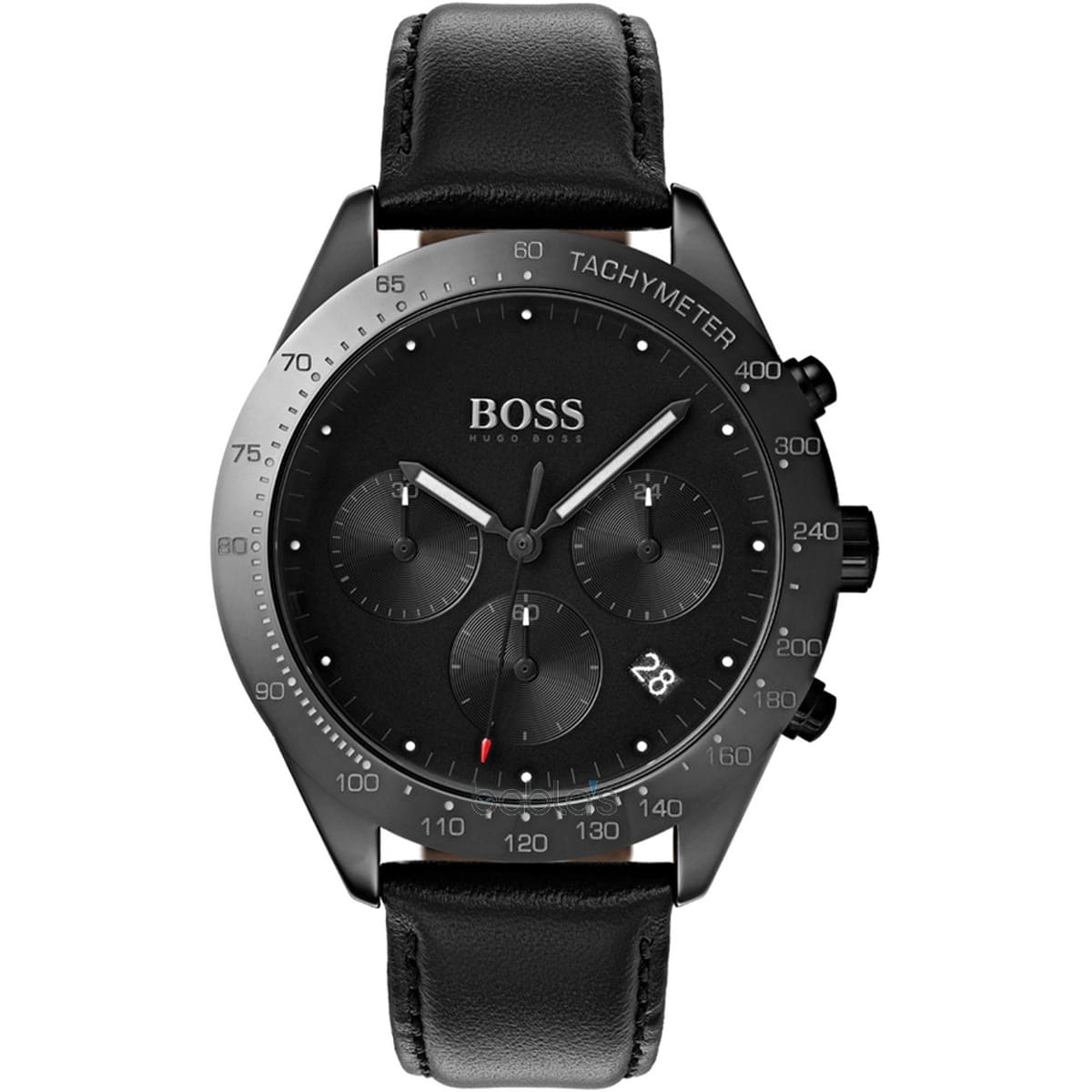 Hugo Boss Talent 1513590 42mm Men’s Chronograph Watch – Black Dial & Black Genuine Leather Strap