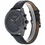 Hugo Boss Talent 1513590 42mm Men’s Chronograph Watch – Black Dial & Black Genuine Leather Strap