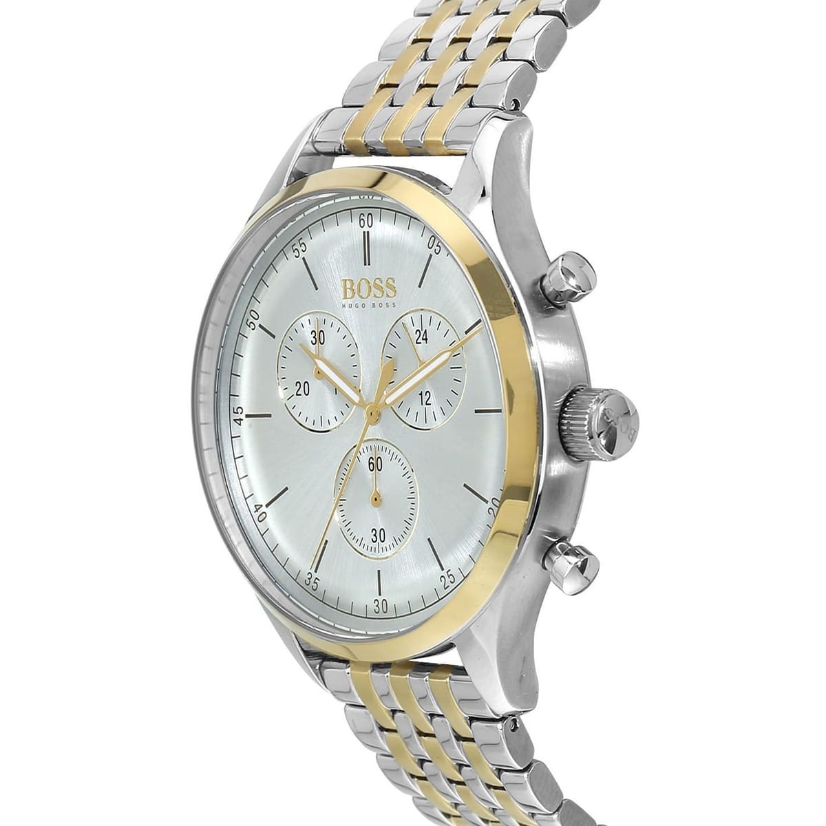 Hugo Boss Companion 1513654 43mm Men’s Chronograph Watch – Silver Dial & Stainless Steel Bracelet