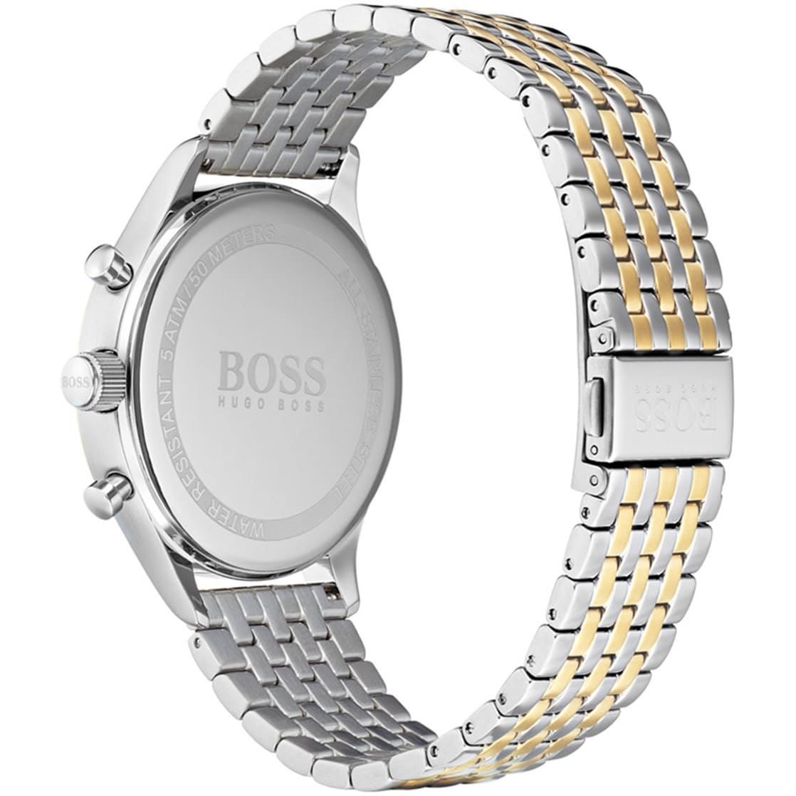 Hugo Boss Companion 1513654 43mm Men’s Chronograph Watch – Silver Dial & Stainless Steel Bracelet