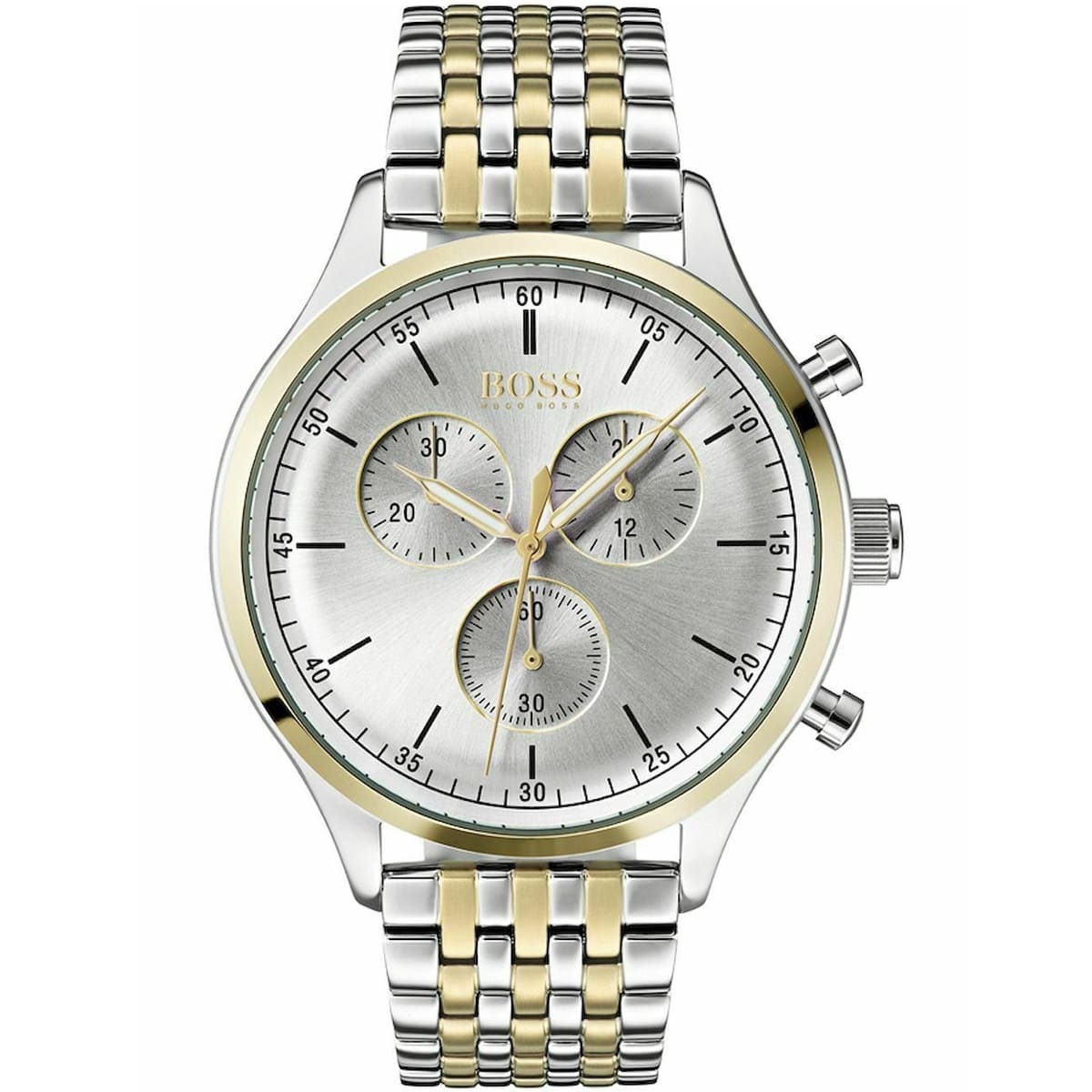 Hugo Boss Companion 1513654 43mm Men’s Chronograph Watch – Silver Dial & Stainless Steel Bracelet