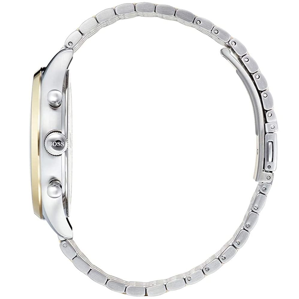 Hugo Boss Companion 1513654 43mm Men’s Chronograph Watch – Silver Dial & Stainless Steel Bracelet