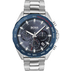 Hugo Boss Intensity 1513665 44mm Men’s Chronograph Watch – Blue Dial & Silver-tone Stainless Steel Link Bracelet