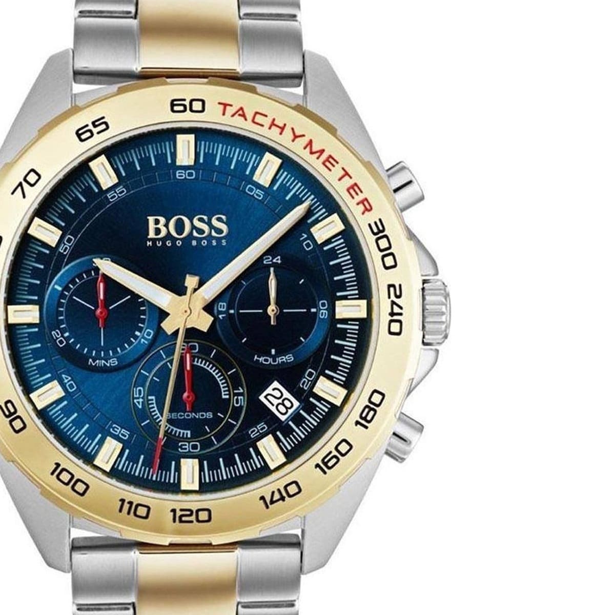 Hugo Boss Intensity 1513667 44mm Men’s Chronograph Watch – Blue Dial & Stainless Steel Bracelet