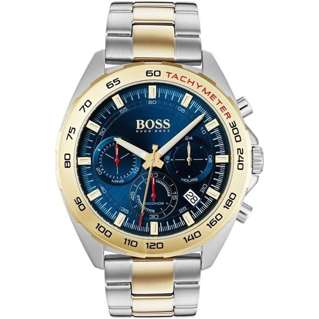Hugo Boss Intensity 1513667 44mm Men’s Chronograph Watch – Blue Dial & Stainless Steel Bracelet