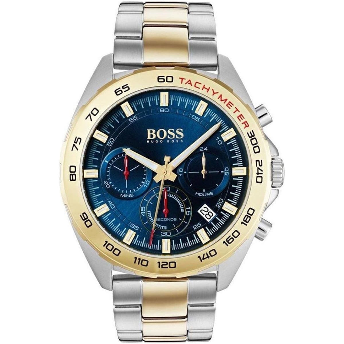 Hugo Boss Intensity 1513667 44mm Men’s Chronograph Watch – Blue Dial & Stainless Steel Bracelet