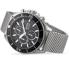Hugo Boss Ocean Edition 1513701 46mm Men’s Chronograph Watch – Black Dial & Silver Mesh Bracelet