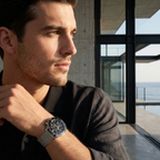 Hugo Boss Ocean Edition 1513701 46mm Men’s Chronograph Watch – Black Dial & Silver Mesh Bracelet