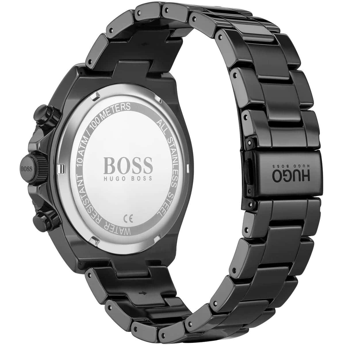 Hugo Boss Ocean Edition 1513743 46mm Men’s Chronograph Watch – Blue Dial & Black Stainless Steel Link Bracelet