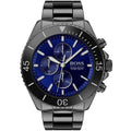 Hugo Boss Ocean Edition 1513743 46mm Men’s Chronograph Watch – Blue Dial & Black Stainless Steel Link Bracelet