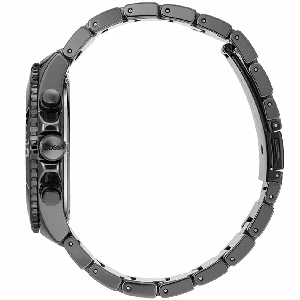 Hugo Boss Ocean Edition 1513743 46mm Men’s Chronograph Watch – Blue Dial & Black Stainless Steel Link Bracelet