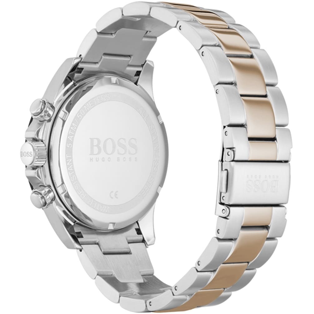 Hugo Boss Hero 1513757 43mm Men’s Chronograph Watch – Black Dial & Stainless Steel Bracelet