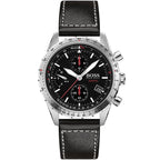 Hugo Boss Aero 1513770 44mm Men’s Chronograph Watch – Black Dial & Black Genuine Leather Strap