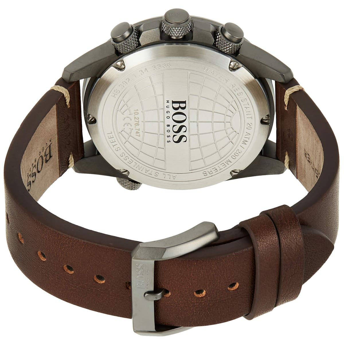 Hugo Boss Nomad 1513773 44mm Men’s Chronograph Watch – Blue Dial & Brown Genuine Leather Strap