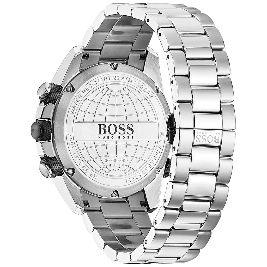 Hugo Boss Nomad 1513774 44mm Men’s Chronograph Watch – Gray Dial & Silver-tone Stainless Steel Link Bracelet
