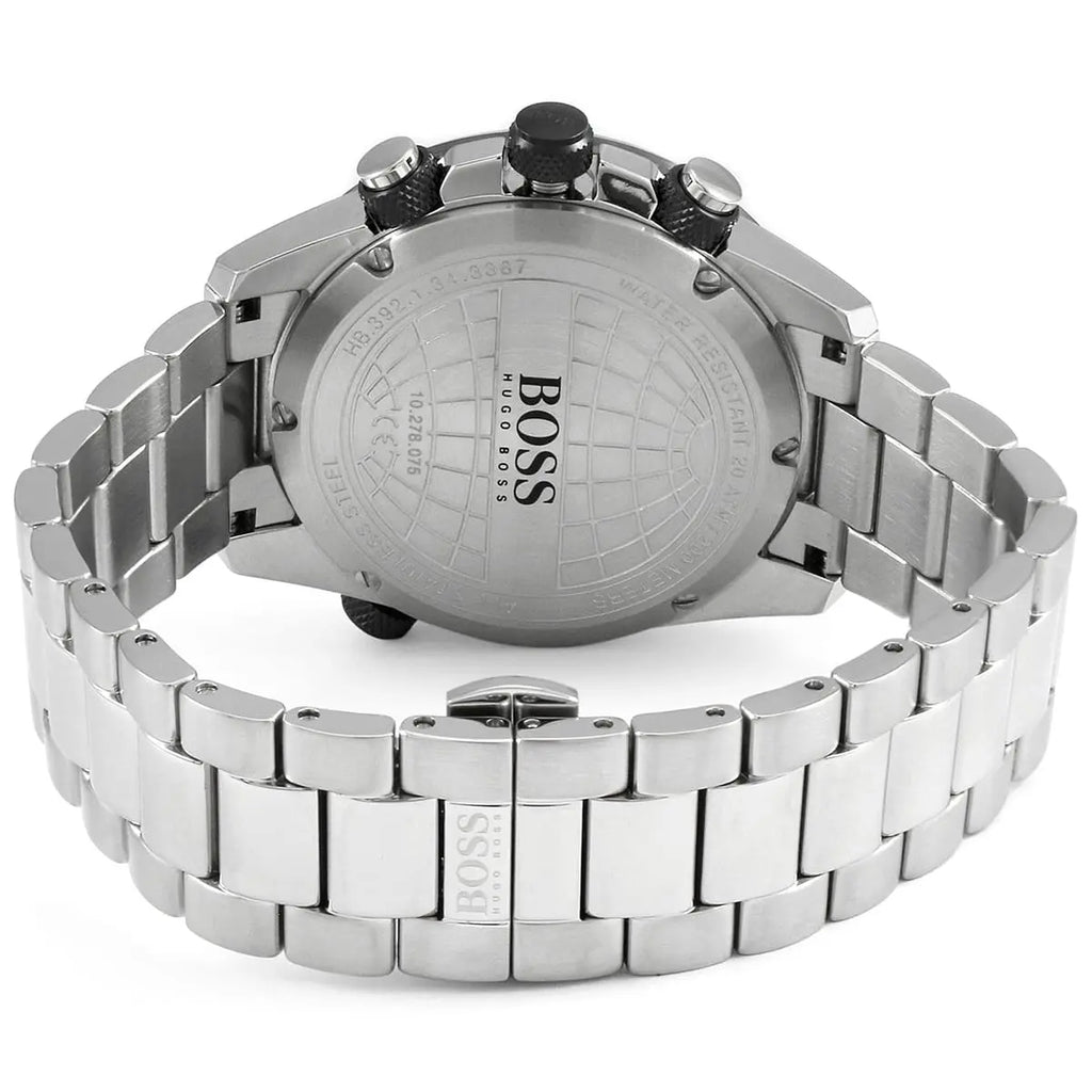 Hugo Boss Nomad 1513774 44mm Men’s Chronograph Watch – Gray Dial & Silver-tone Stainless Steel Link Bracelet