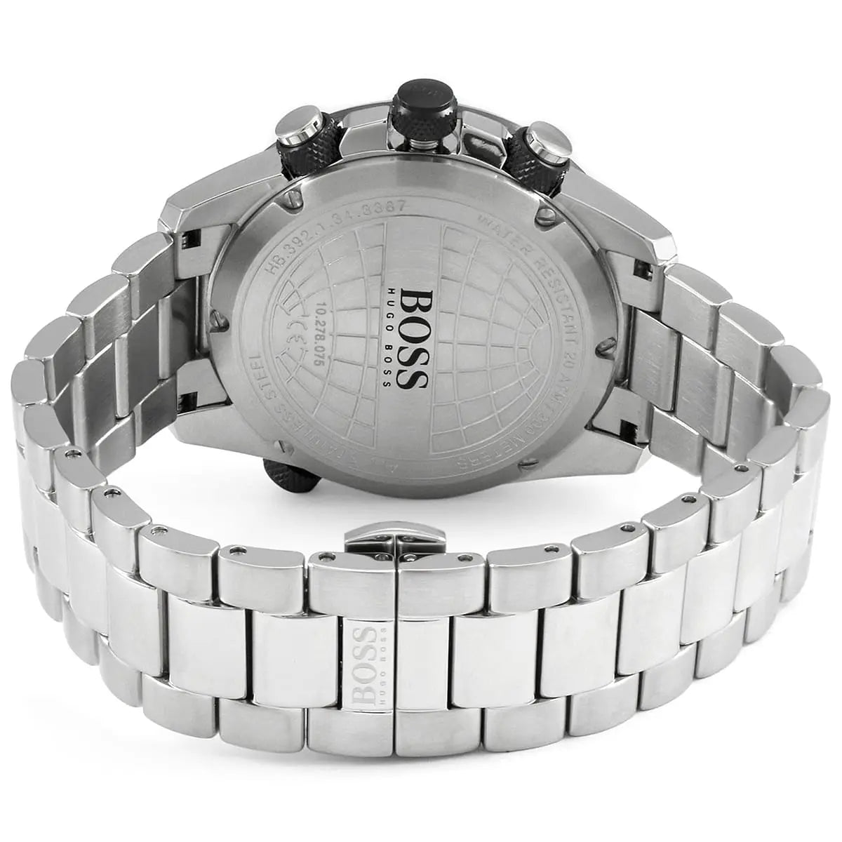 Hugo Boss Nomad 1513774 44mm Men’s Chronograph Watch – Gray Dial & Silver-tone Stainless Steel Link Bracelet