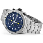 Hugo Boss Vela 1513775 44mm Men’s Quartz Watch – Blue Dial & Silver-tone Stainless Steel Link Bracelet